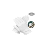 12  pairs of white cotton gloves